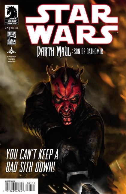 Dark Horse Comics Star Wars : Darth Maul - Son of Dathomir #1A - Chris Scalf cover ***
