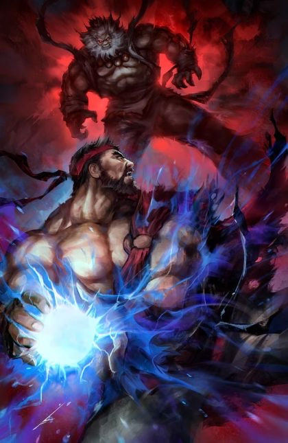 Udon Comics Street Fighter Masters : Akuma vs. Ryu #1J - Ivan Tao exclusive variant ***