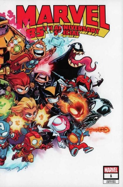 Marvel Comics Marvel 85th Anniversary Special - Skottie Young wraparound variant