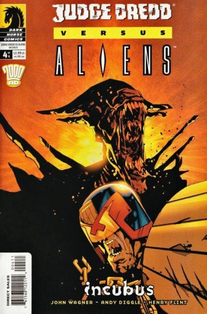 Dark Horse Comics Judge Dredd vs. Aliens, set of 4