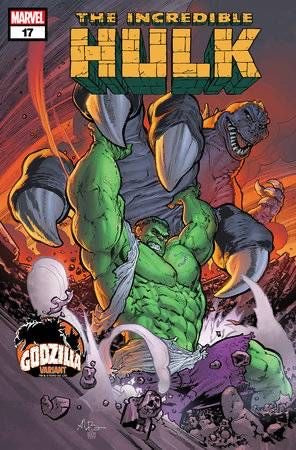 Marvel Comics The Incredible Hulk, vol. 4, #17B - Andrei Bressan Godzilla variant