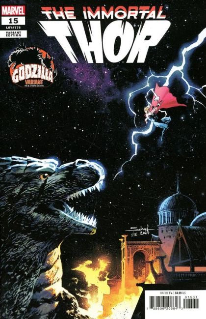 Marvel Comics The Immortal Thor #15C - Jonas Scharf Godzilla Variant
