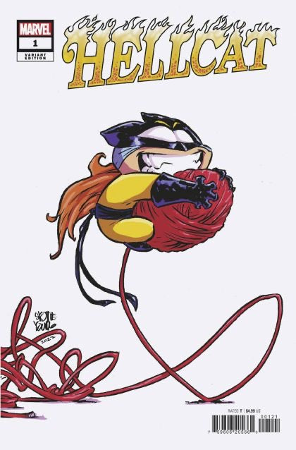 Marvel Comics Hellcat, vol. 2, #1B - Skottie Young variant