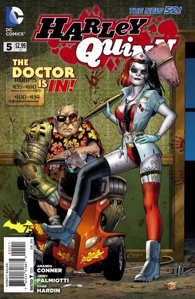 DC Comics Harley Quinn, vol. 2, #5A - Amanda Conner cover