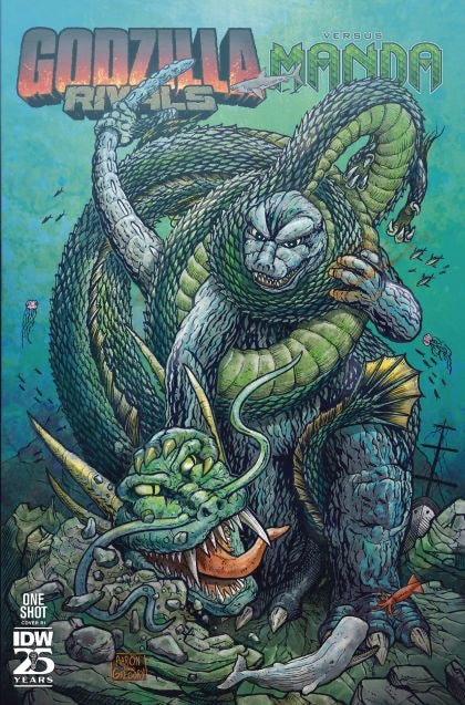 IDW Publishing Godzilla : Rivals vs. Manda #1C - Aaron Gregory variant