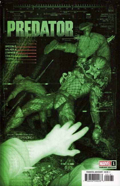 Marvel Comics Predator, vol.1, #1H - Rahzzah variant cover