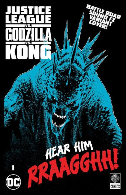 DC Comics Justice League vs. Godzilla vs. Kong #1l, sealed in polybag! Sound FX variant